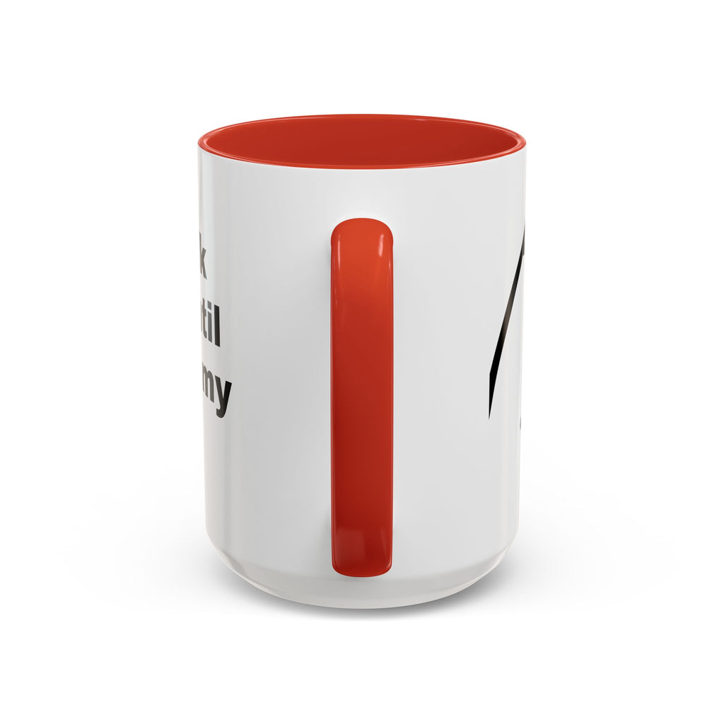 Coffee Mug – "Don't Talk to Me Until I've Had My Coffee" Accent Ceramic Mug