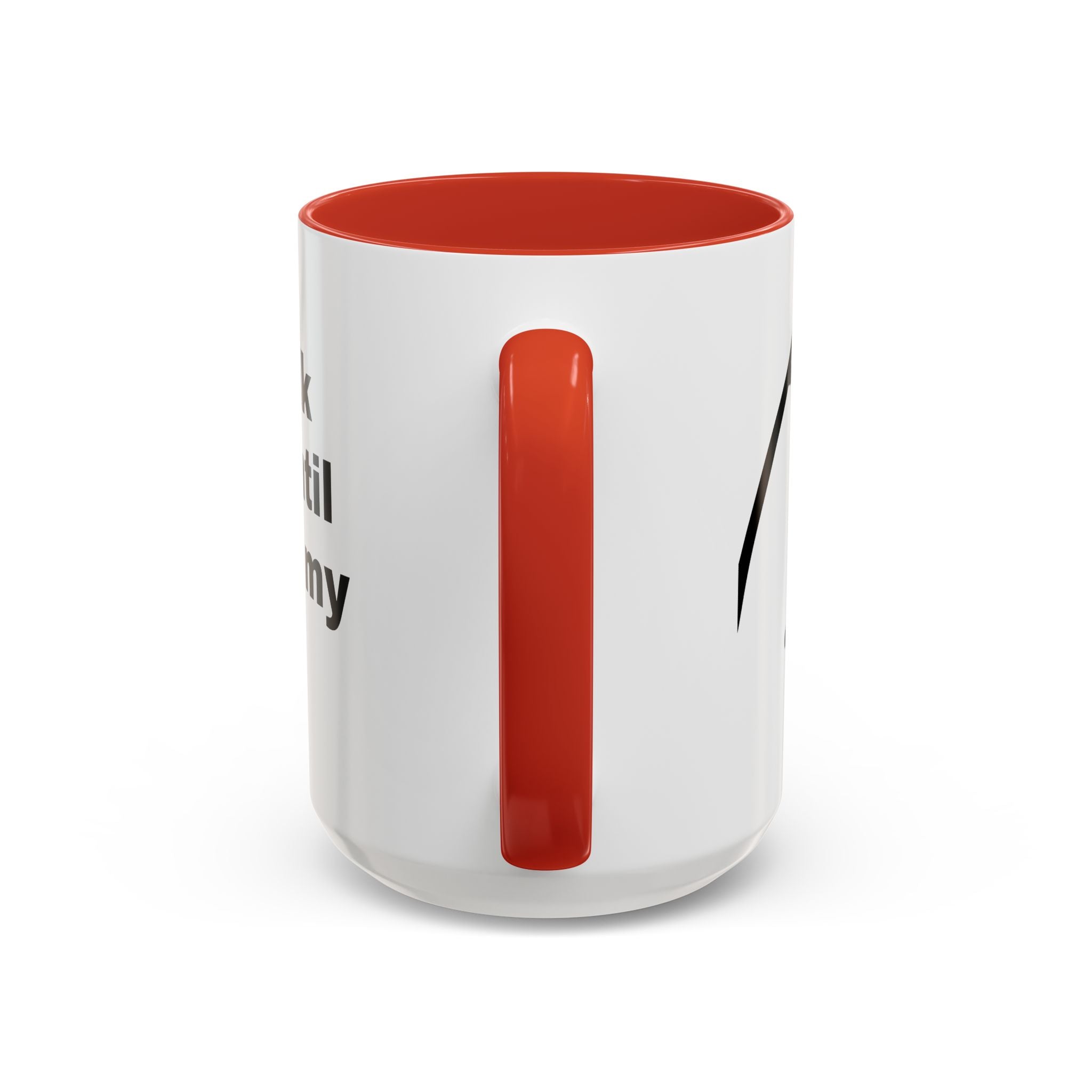 Coffee Mug – "Don't Talk to Me Until I've Had My Coffee" Accent Ceramic Mug