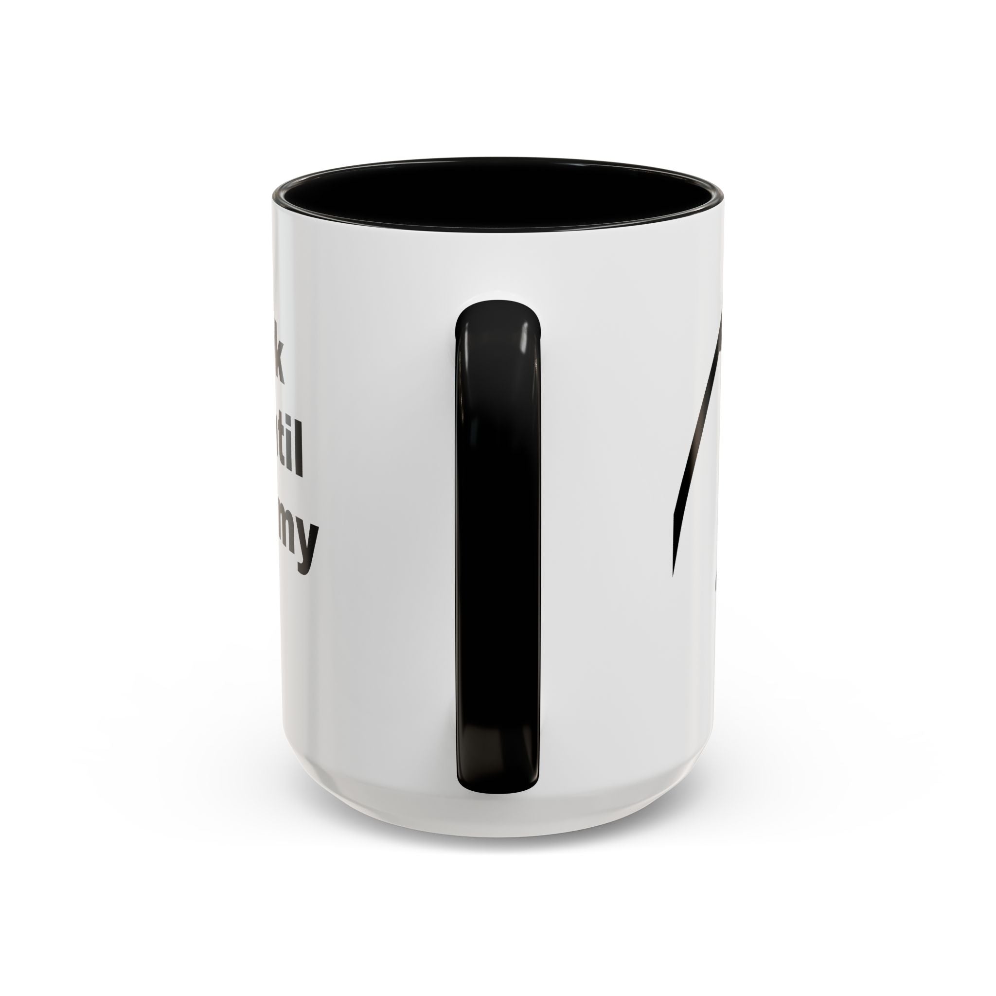 Coffee Mug – "Don't Talk to Me Until I've Had My Coffee" Accent Ceramic Mug